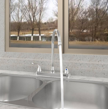 Load image into Gallery viewer, High-Arc 2-Handle Standard Kitchen Faucet in Chrome