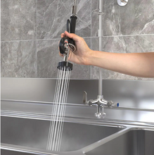 Load image into Gallery viewer, 2-Handle Pull-Down Sprayer Kitchen Faucet in Chrome