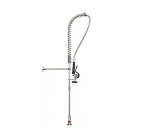Load image into Gallery viewer, 2-Handle Pull-Down Sprayer Kitchen Faucet in Chrome
