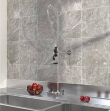 Load image into Gallery viewer, 2-Handle Pull-Down Sprayer Kitchen Faucet in Chrome