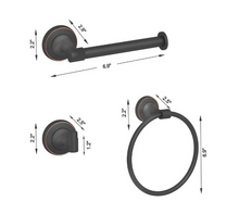 Load image into Gallery viewer, 6-Piece Bath Hardware Set in ORB