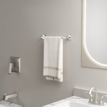 Load image into Gallery viewer, HOMLUX 18 in. Towel Bar with Embossing in Chrome

