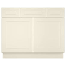 Load image into Gallery viewer, 21&quot;D x 42&quot;W x 34&quot;H Vanity Sink Base Cabinet in Shaker Antique White
