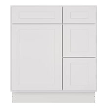 Load image into Gallery viewer, 21&quot;D x 30&quot;W x 34&quot;H Vanity Sink Base Cabinet in Shaker Dove
