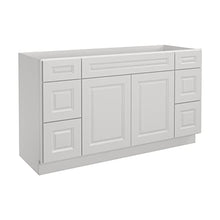 Load image into Gallery viewer, 21&quot;D x 60&quot;W x 34&quot;H Vanity Sink Base Cabinet in Shaker Dove

