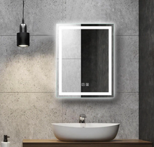 Load image into Gallery viewer, 24 x 30 Rectangular Frameless LED Bathroom Vanity Mirror 2-BT1
