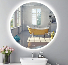 Load image into Gallery viewer, 32 x 32 Round Frameless LED Vanity Mirror 2-BT
