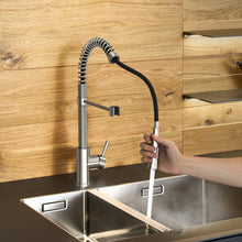 Load image into Gallery viewer, Pull Down Sprayer Kitchen Faucet with Zinc Alloy Finish
