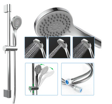 Load image into Gallery viewer, 4-Spray 2.5 GPM 8 in.  Dual Shower Head in Chrome
