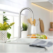 Load image into Gallery viewer, Pull Down Sprayer Kitchen Faucet with Hidden Spray Head
