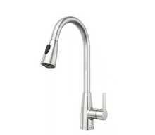Load image into Gallery viewer, Pull Down Sprayer Kitchen Faucet with Dual Function
