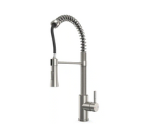 Load image into Gallery viewer, Spring Neck Pull Down Sprayer Kitchen Faucet
