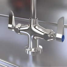 Load image into Gallery viewer, 2-Handle Pull-Down Sprayer Kitchen Faucet in Chrome
