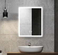 Load image into Gallery viewer, 24 x 30 Rectangular Frameless LED Bathroom Vanity Mirror 2-BT
