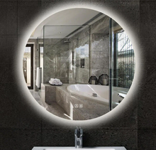 Load image into Gallery viewer, 24 x 24 Round Frameless LED Bathroom Vanity Mirror 2-BT
